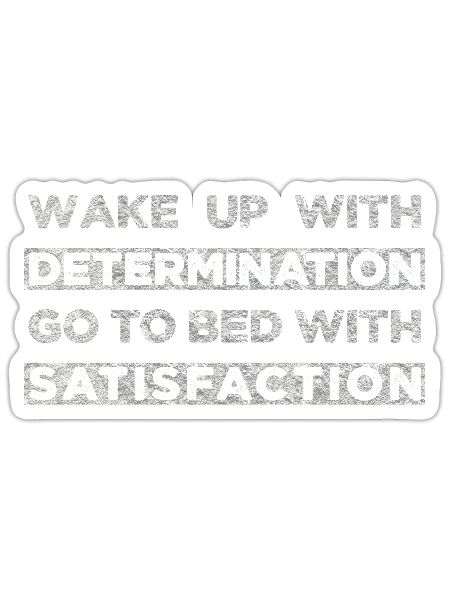 Motivational quote - Sticker - white matte - Front
