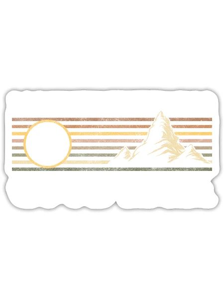 Climbers Alps Abseiling - Sticker - white matte - Front