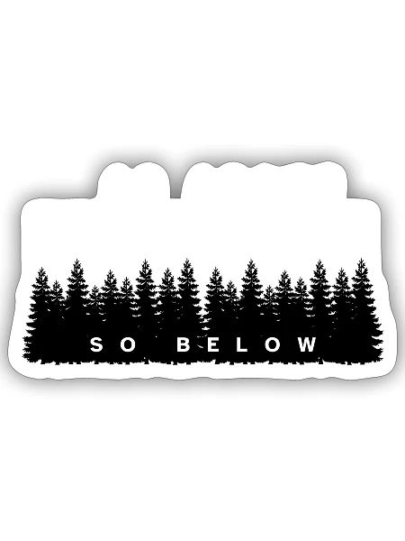 As above So below - Sticker - white matte - Front