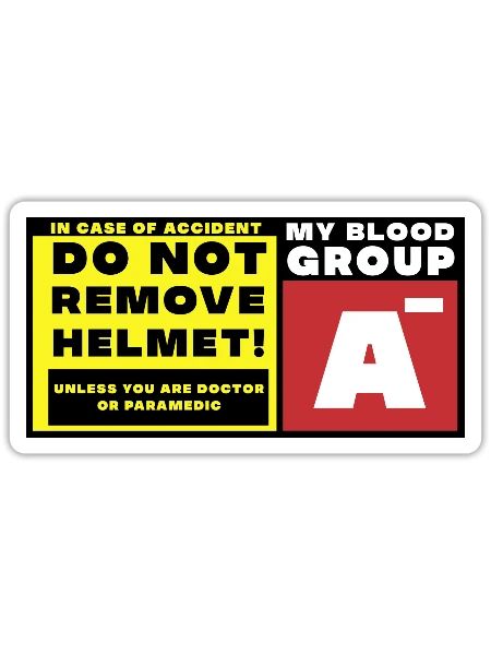 Blood Group | Stickers A- - Sticker - white matte - Front