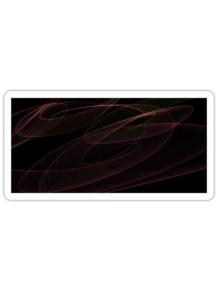 Art graphique - Sticker - blanc mat - Devant