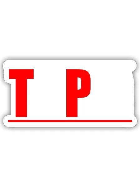 top g - Sticker - white matte - Front