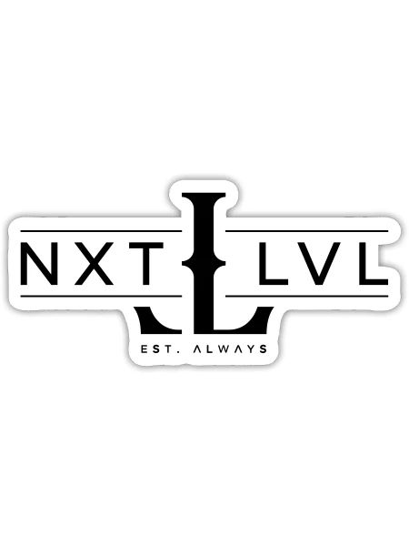 NXTLVL Established Always - Sticker - white matte - Front