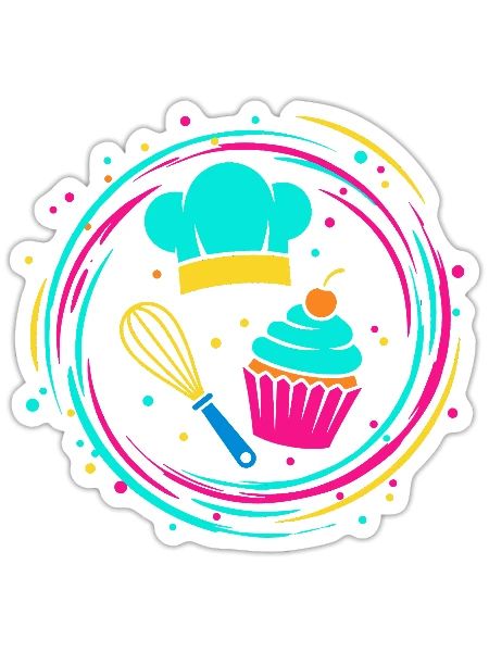 Baker - Sticker - white matte - Front