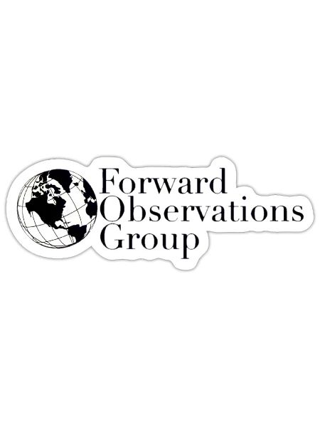 Forward Observations - Sticker - white matte - Front