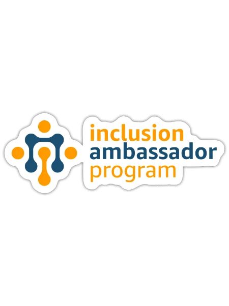 Inclusion Ambassador Program - Sticker - white matte - Front