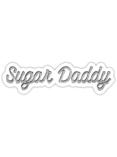 sugar daddy - Sticker - white matte - Front
