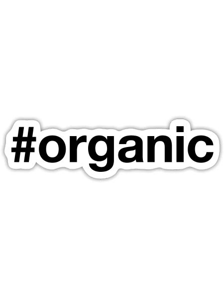 ORGANIC - Sticker - white matte - Front