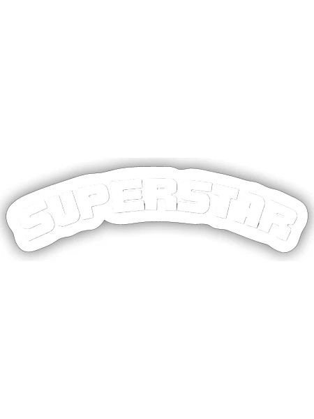 Superstar - Sticker - white matte - Front