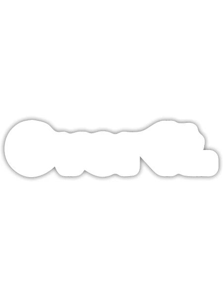 Over it - Sticker - white matte - Front