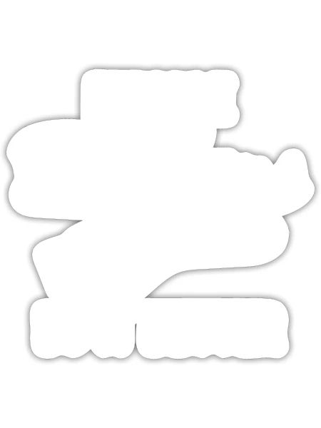 Barbershop Female Barber - Sticker - white matte - Front