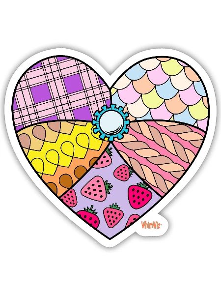 Heart No. 1 - Cool Design - Sticker - white matte - Front