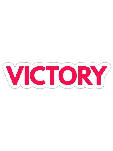 Victory - Sticker - white matte - Front