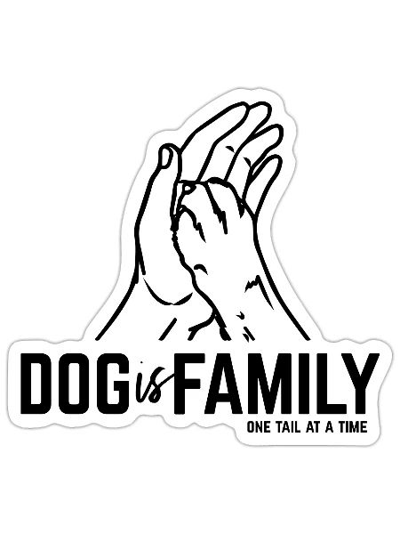 Family Tree Silhouette - Sticker - white matte - Front