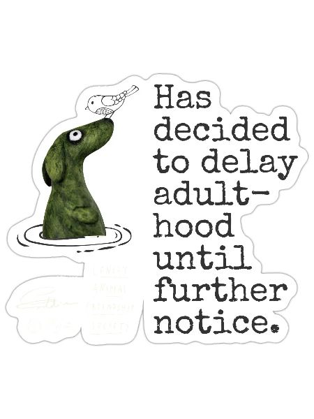 Lonely Animals - Zoe - Sticker - white matte - Front