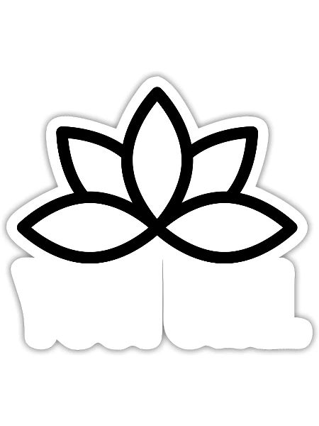 Yogi Girl music - Sticker - white matte - Front