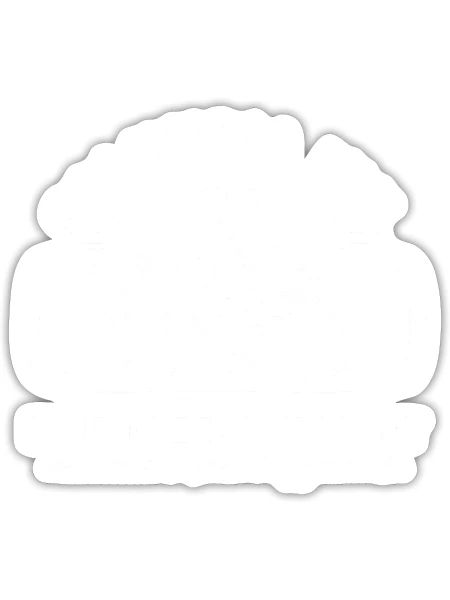 Columbia Inn Pine Tree Vermont White Christmas - Sticker - white matte - Front