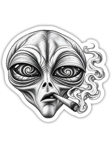 Trance_alert - Sticker - white matte - Front