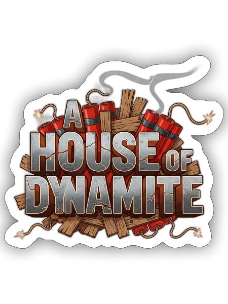 House of Dynamite Explosion - Sticker - white matte - Front