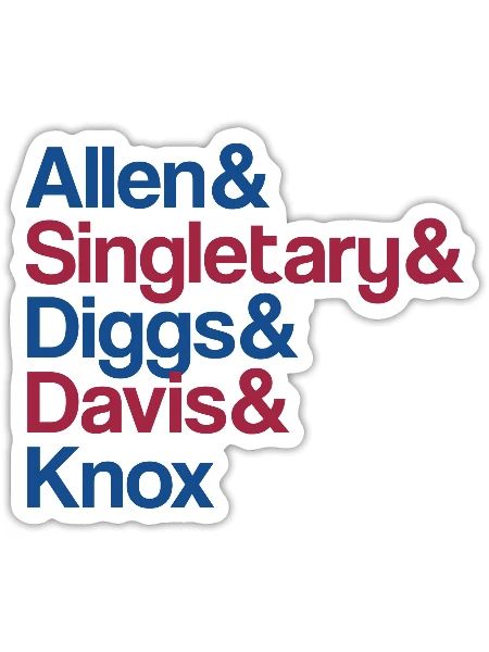 Cool Modern Mafia Superstars - Sticker - white matte - Front