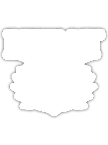 313 Crest - Sticker - white matte - Front