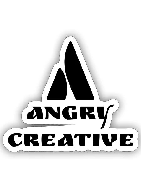 angry creative - Sticker - white matte - Front