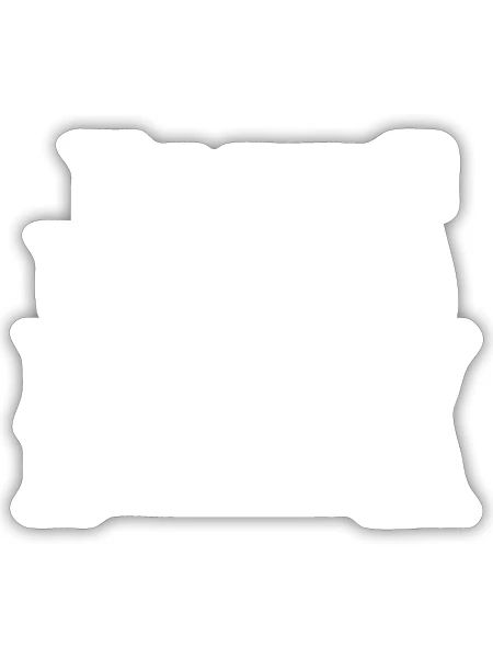 Jesus Freak Outline, Christian, Faith, God - Sticker - white matte - Front