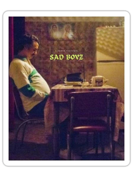 sad boyz - Sticker - white matte - Front
