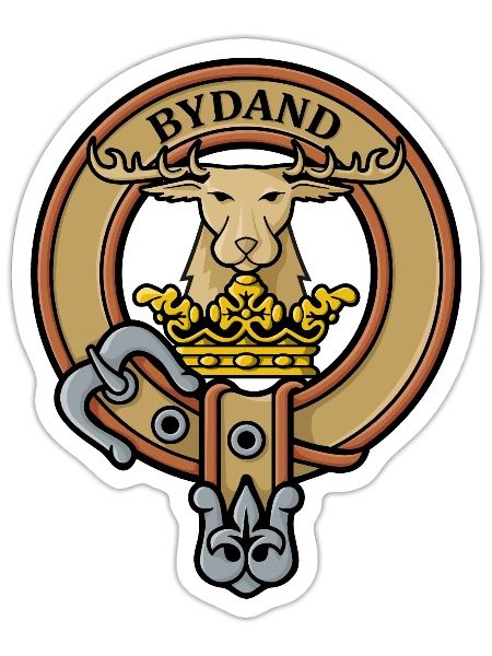 Clan Gordon Crest - Sticker - white matte - Front