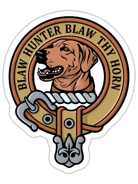 Clan Forrester Crest - Sticker - white matte - Front
