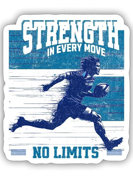 STRENGTH in Every Move - Sticker - white matte - Front