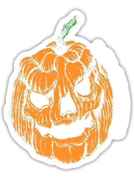 Terrifying - Sticker - white matte - Front