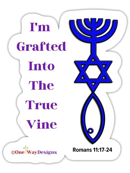 Grafted In - Sticker - white matte - Front