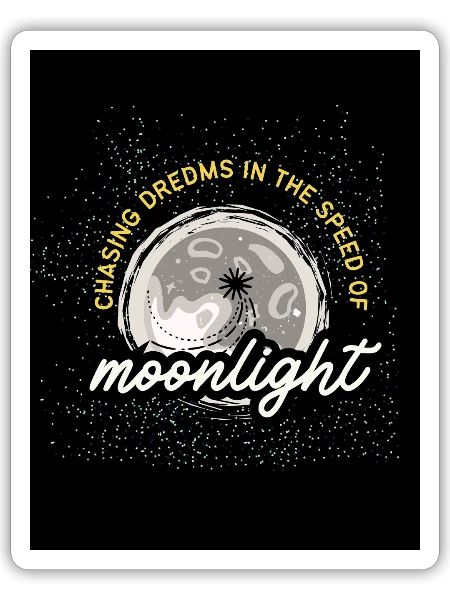 Moonlight Dream  - Sticker - white matte - Front