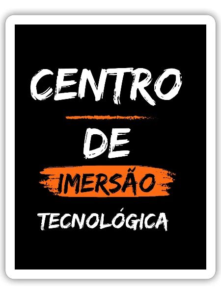 Tech Immersion Center - Sticker - white matte - Front