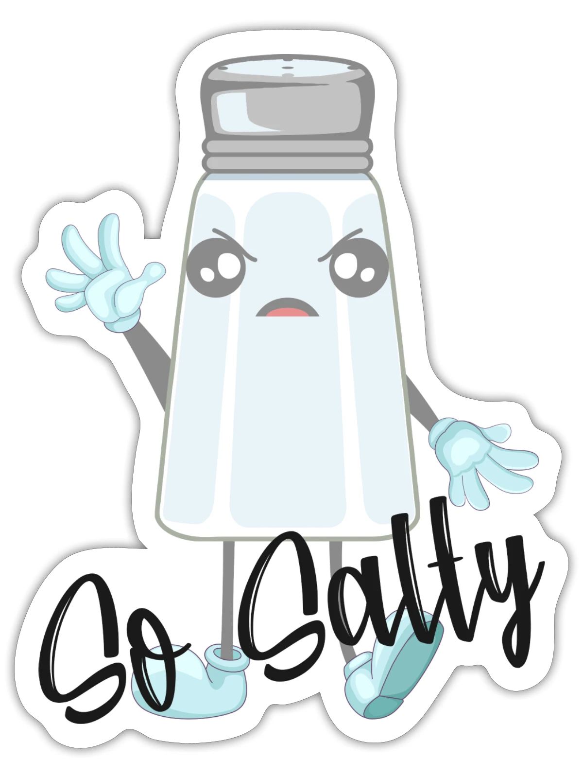 So Salty - Sticker - white matte - Front