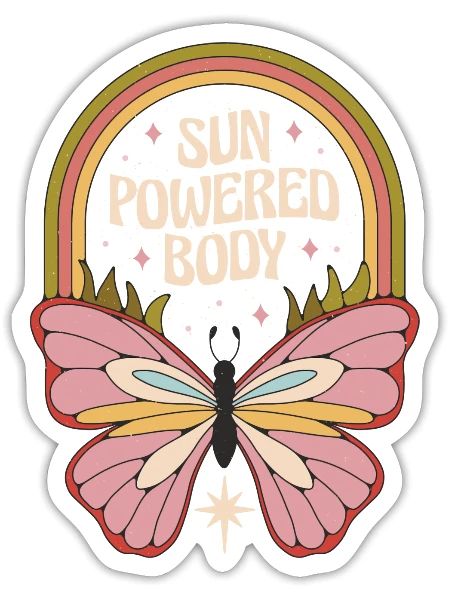 Meditation Rainbow - Sticker - white matte - Front