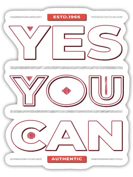 motivational quotes for life aesthetic - Sticker - white matte - Front