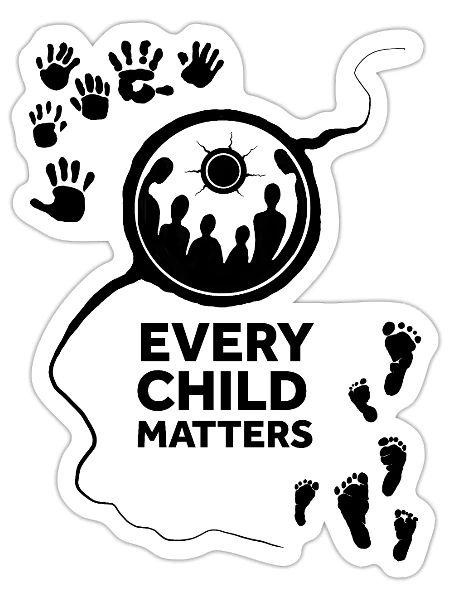 Every Child Matters - Sticker - white matte - Front