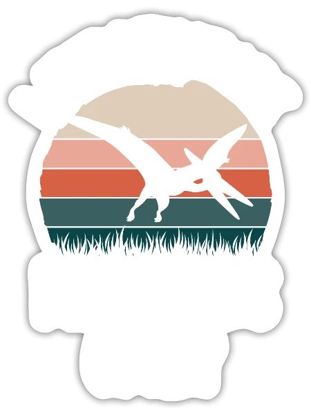 Prehistoric Times Triceratops - Sticker - white matte - Front