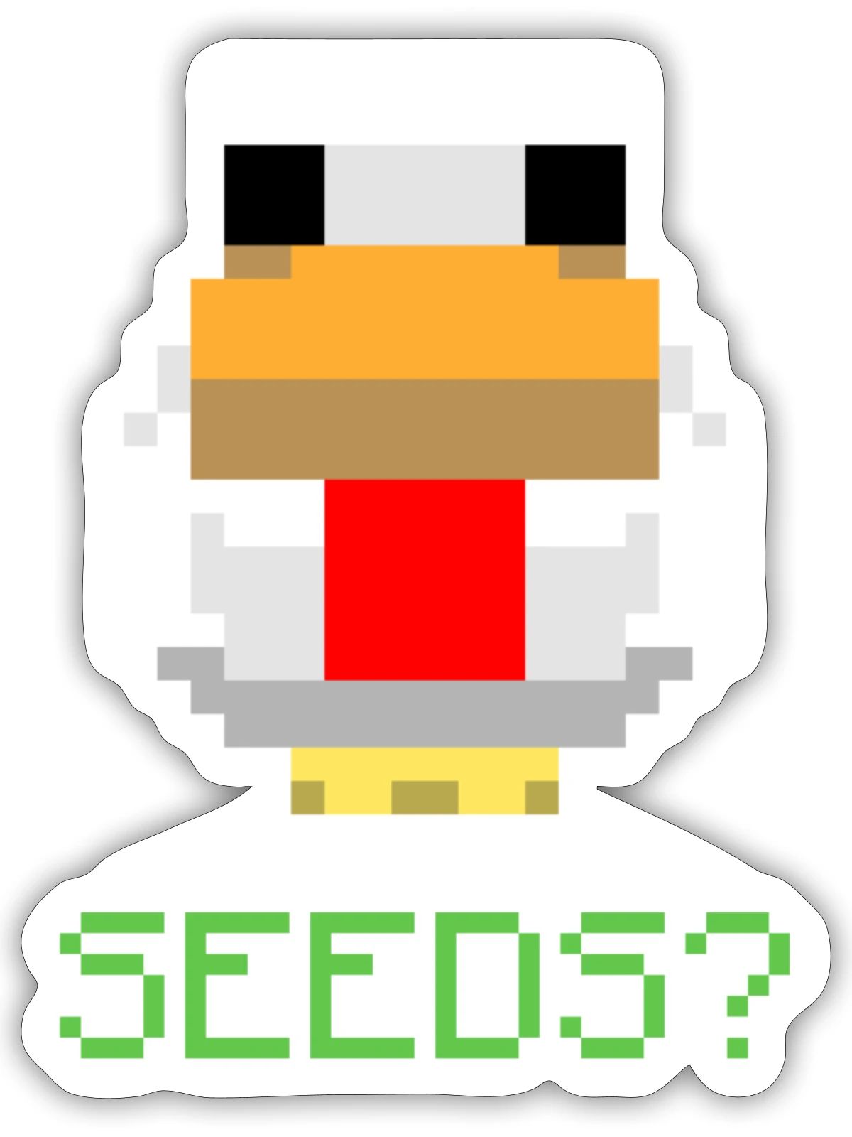 SEEDS? - Sticker - white matte - Front
