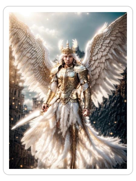 Guardian Angel - Sticker - white matte - Front