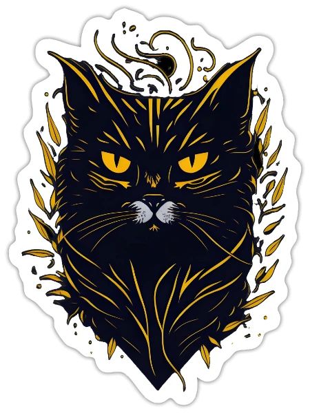 sad dog - Sticker - white matte - Front