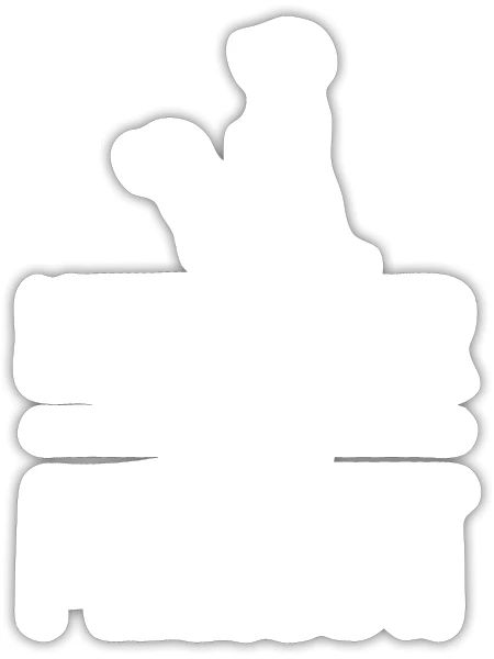 Meerkat Animal Insectivore Fur - Sticker - white matte - Front