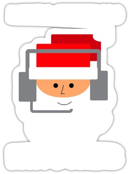 Merry Christmas 911 Dispatcher - Sticker - white matte - Front