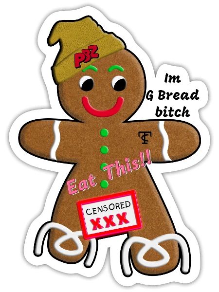 G Bread - Sticker - white matte - Front