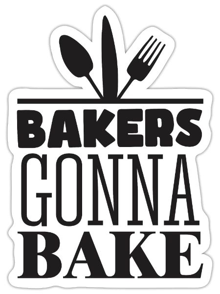 Baker 3 - Sticker - white matte - Front