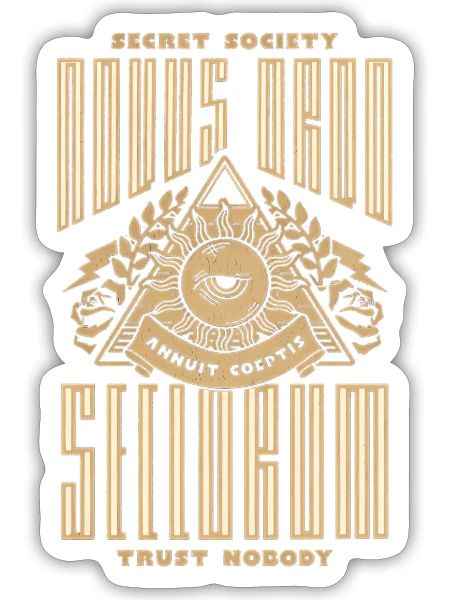Pyramid Enigma - Sticker - white matte - Front