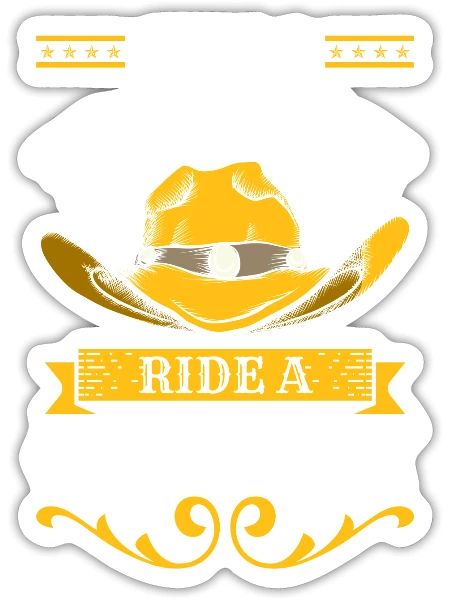 Wild West Freedom America Revolver - Sticker - white matte - Front