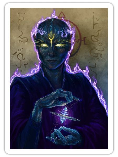 Guardian of the Violet Flame - Sticker - white matte - Front
